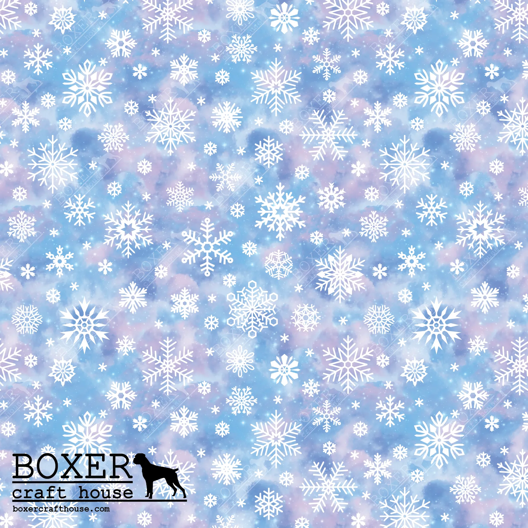 Watercolor Snowflake- Pattern Seven