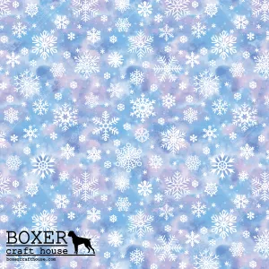Watercolor Snowflake- Pattern Seven