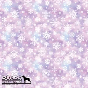 Watercolor Snowflake- Pattern Three