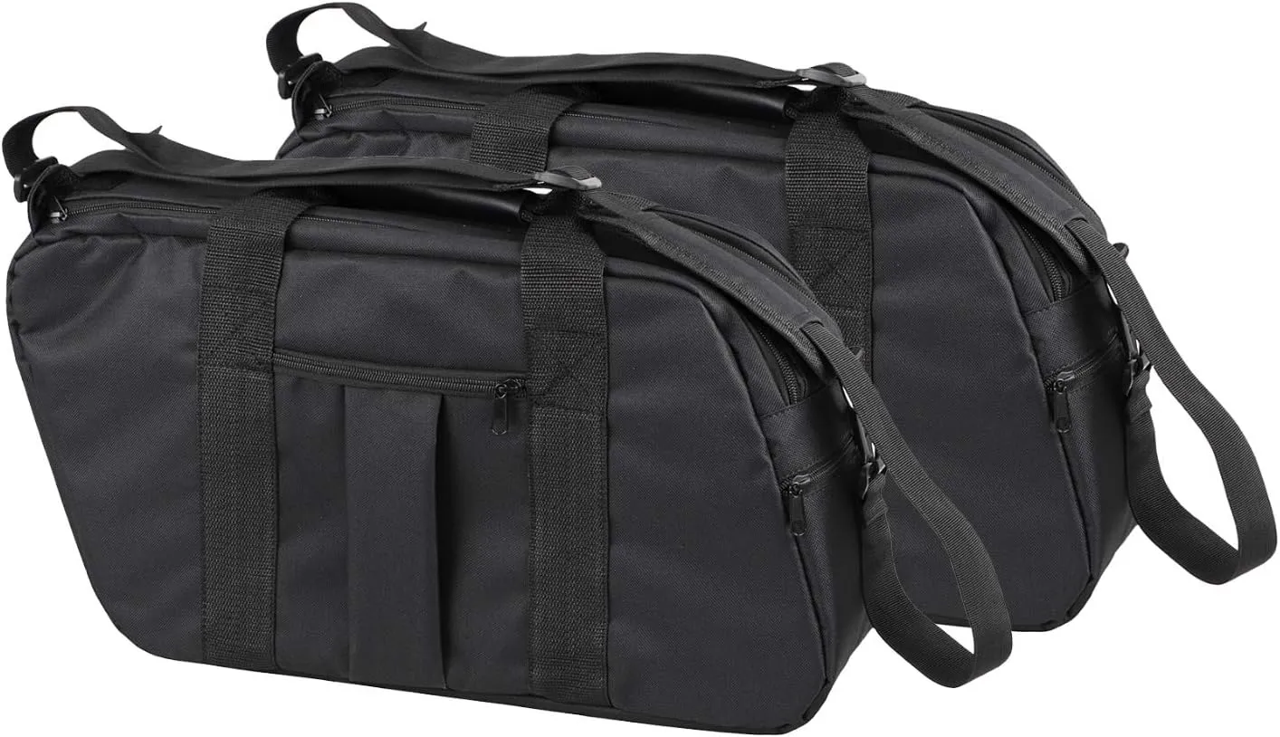 Waterproof Insulated Hard Saddlebag Cooler Bag Travel Bag for Harley Victory Indian H-onda Cruiser