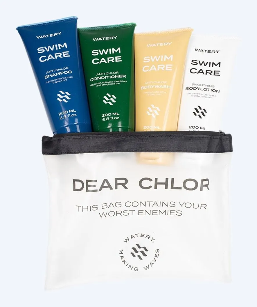 Watery wet/dry swim-care bag