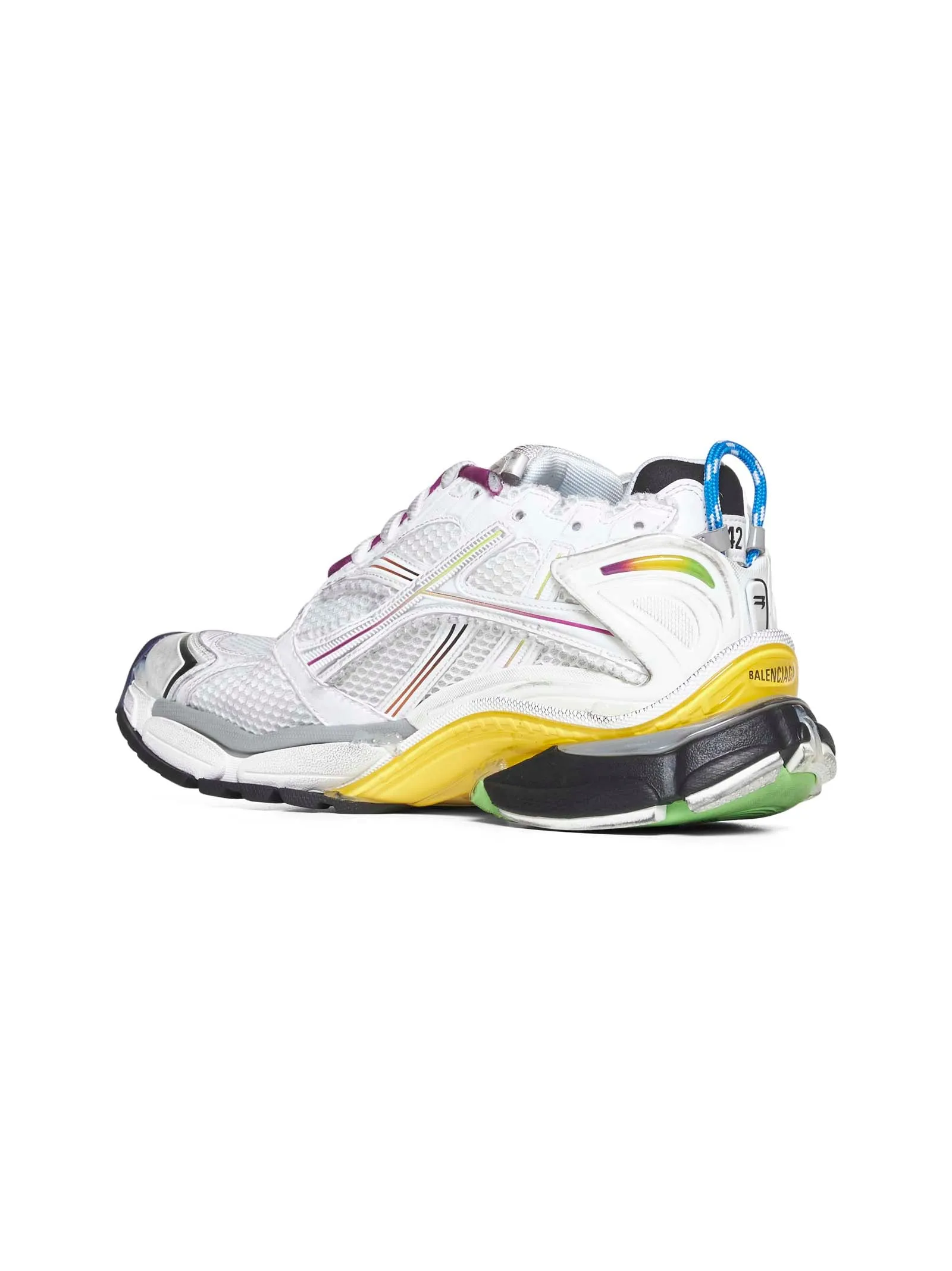 White Gradient Runner sneakers