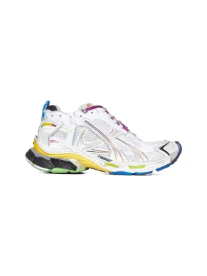 White Gradient Runner sneakers