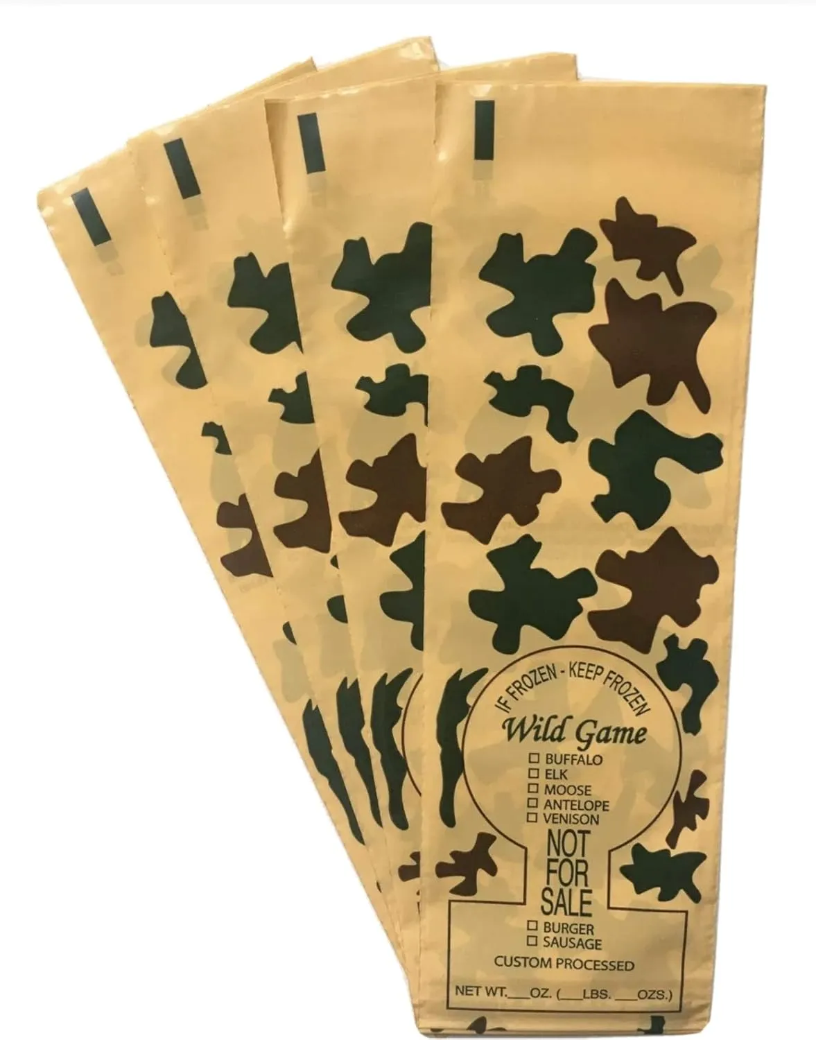 Wild Game Freezer Bags, 2 lb."Not for Sale" (200)