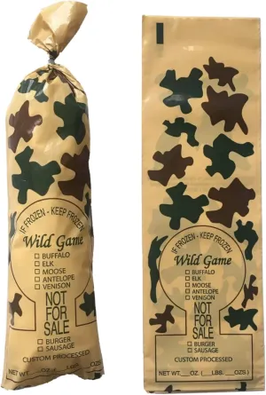 Wild Game Freezer Bags, 2 lb."Not for Sale" (200)