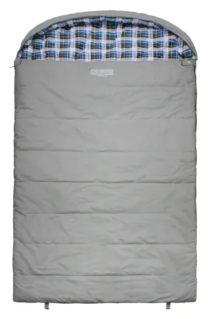 WILDTRAK Frankland Hooded Double Sleeping Bag -2° to -7°