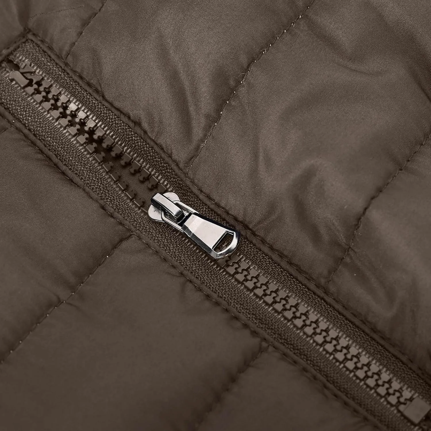 Winter Puffer Jacket for Men Windproof Lightweight Full Zip Hooded Puffy Jackets Quilted Thicken Insulated Down Coats
