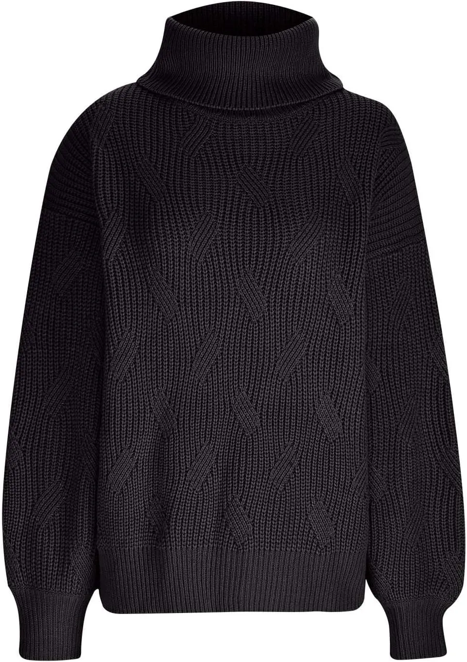 Women Oversized Slouchy Knit Turtleneck Sweaters Fall Fashion 2023 Batwing Sleeve Pullover Tops Y2K Clothes