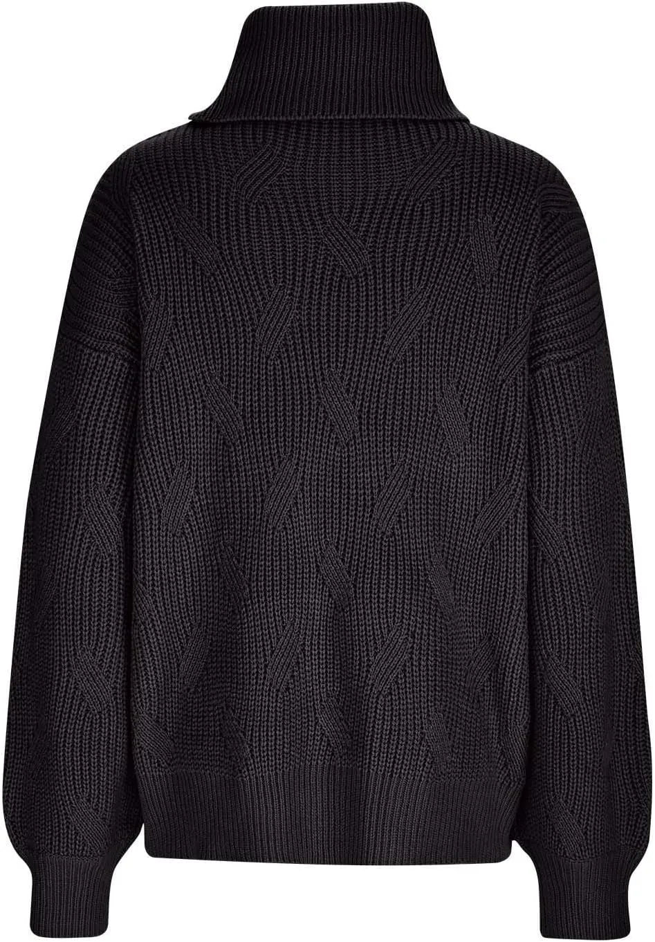 Women Oversized Slouchy Knit Turtleneck Sweaters Fall Fashion 2023 Batwing Sleeve Pullover Tops Y2K Clothes