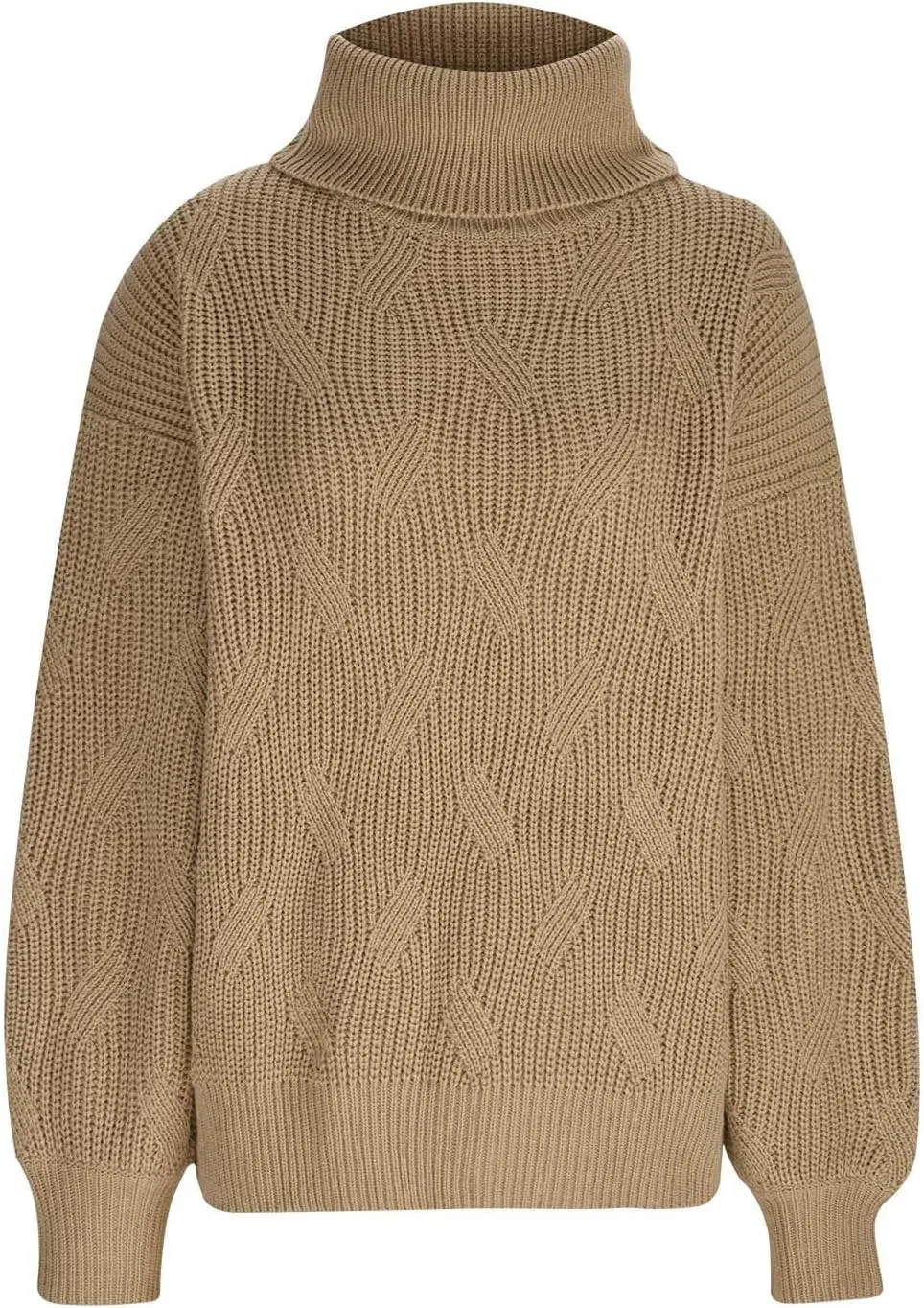 Women Oversized Slouchy Knit Turtleneck Sweaters Fall Fashion 2023 Batwing Sleeve Pullover Tops Y2K Clothes