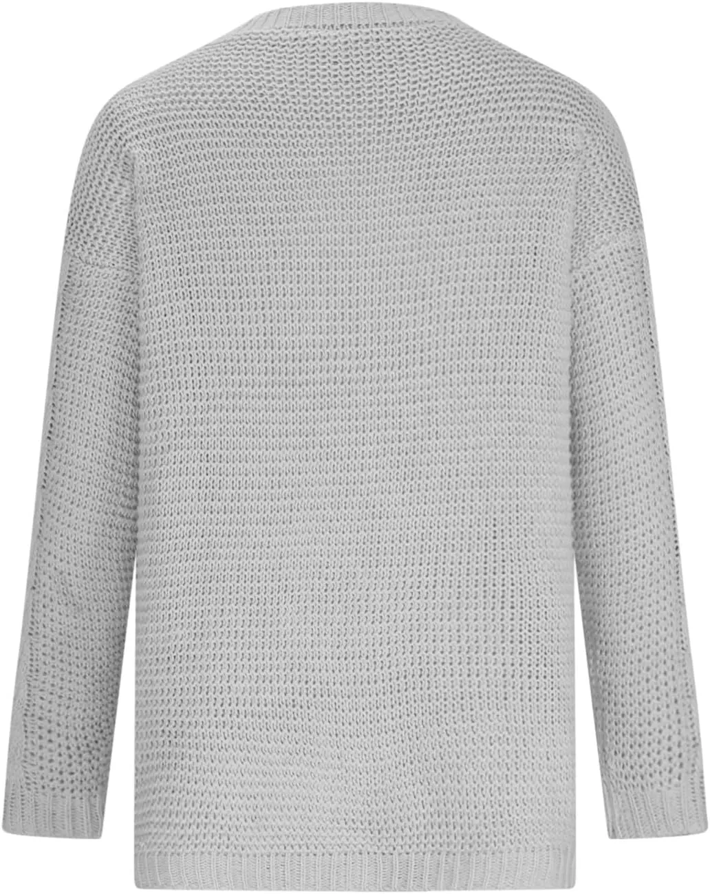 Women Solid Chunky Cable Knit Sweaters Pullover Fall Fashion 2023 Loose Winter Sweaters (Available in Plus Size)