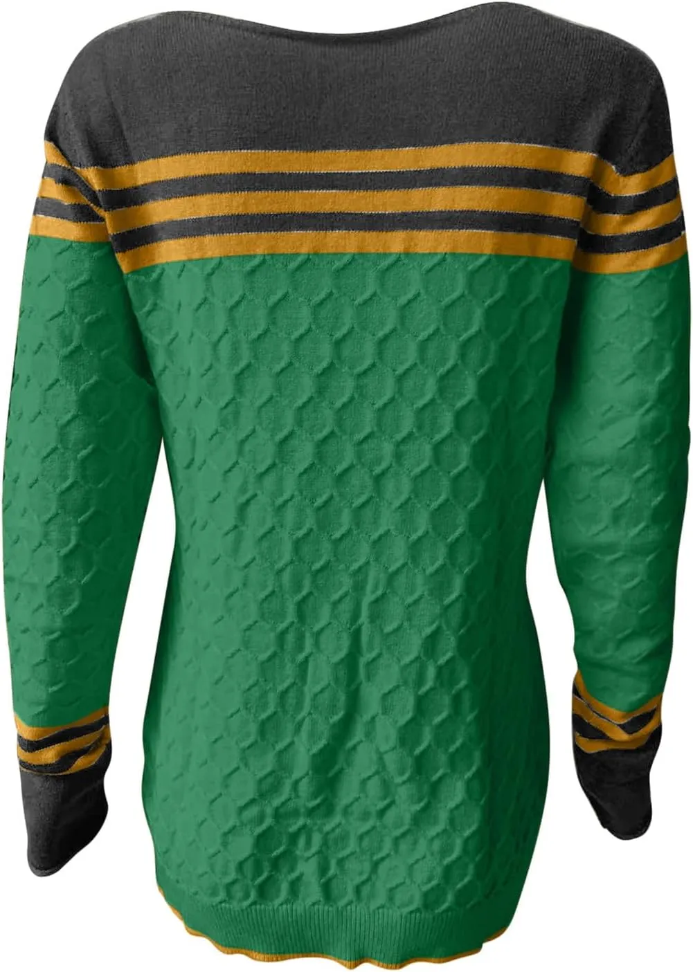 Women's Knitted Color Block Sweaters Long Sleeve Crewneck Fall Fashion Shirt Tunic Tops Blouse Knitwear Pullover