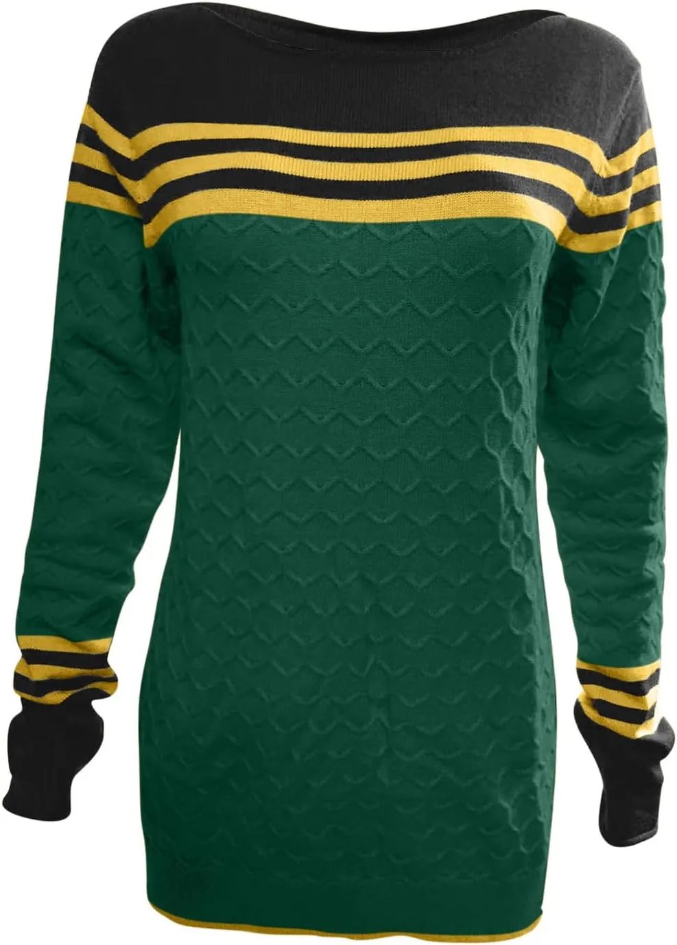 Women's Knitted Color Block Sweaters Long Sleeve Crewneck Fall Fashion Shirt Tunic Tops Blouse Knitwear Pullover