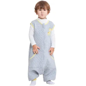 WONDAY Toddler Sleep Sack with Legs, Toddler Sleeping Sack with Feet,Baby Sleep Sack,1.0 TOG Thick Toddler Sleep Sack 3t-5t