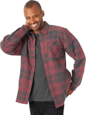 Wrangler Authentics Men's Long Sleeve Sherpa Lined Shirt Jacket