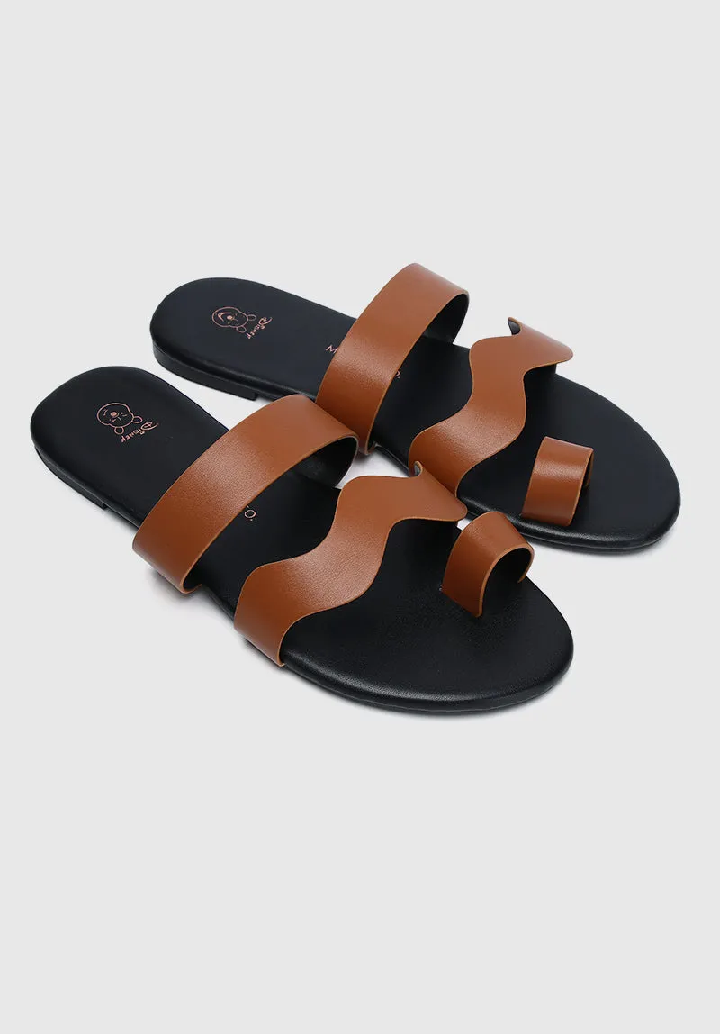 WTP Favourite Day Open Toe Sandals & Flip Flops (Cinnamon)