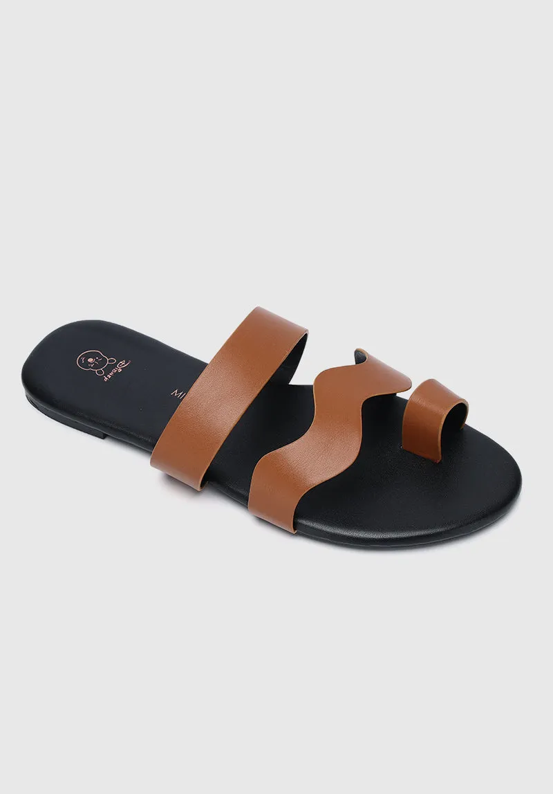 WTP Favourite Day Open Toe Sandals & Flip Flops (Cinnamon)