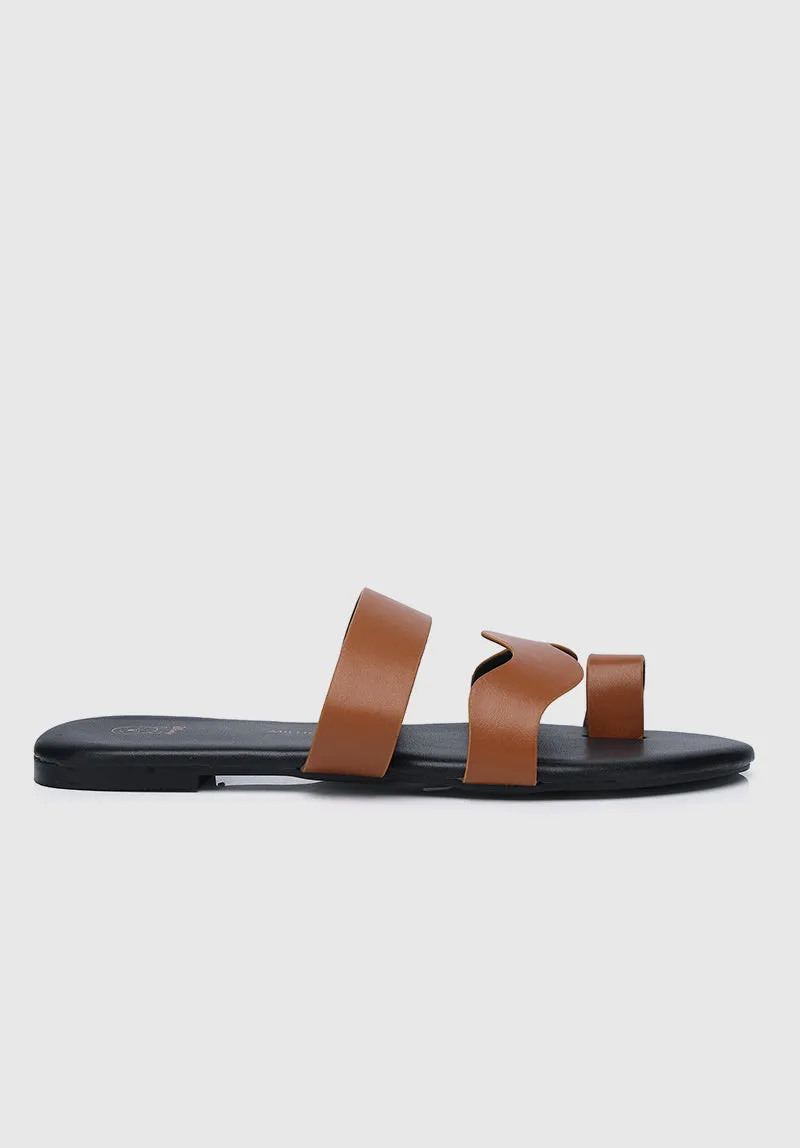 WTP Favourite Day Open Toe Sandals & Flip Flops (Cinnamon)