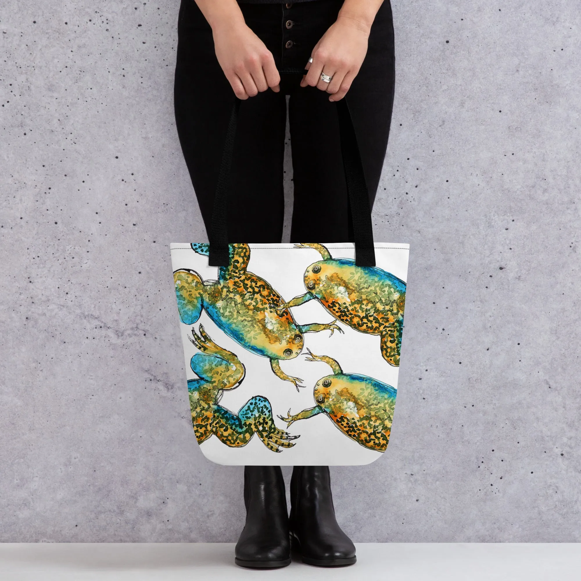 Xenopus African Clawed Frog Tote Bag