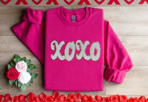 XOXO Chenille Patch (white)