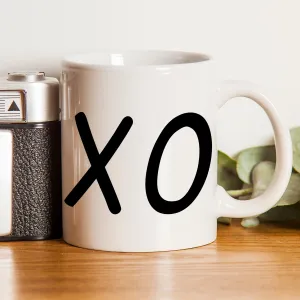 XOXO Printed Couple Coffee Mug Gift for Valentine's Day