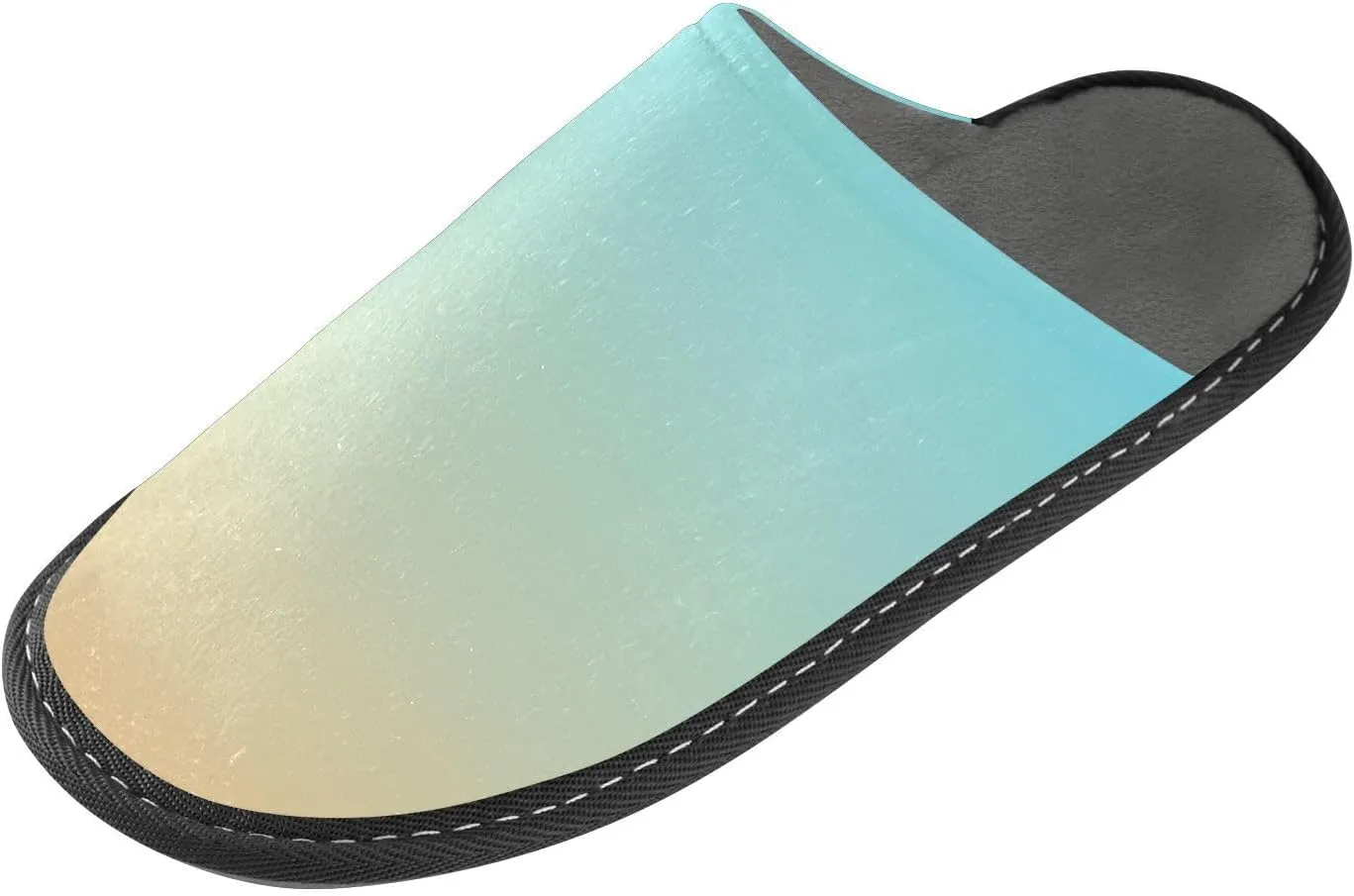 Yellow Lavender Gradient House Slippers for Women Men Non-Slip Comfy Slippers