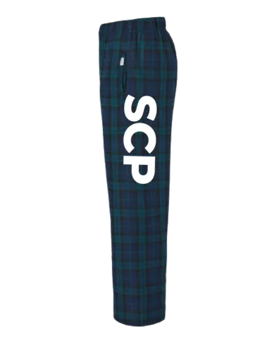 Youth Boxercraft Flannel pant with SCP SIDE Leg Logo-see description